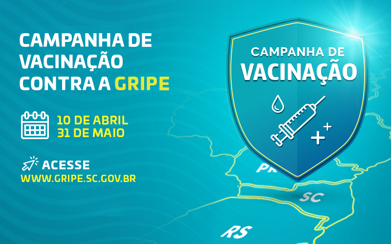 Começa nesta quarta-feira, 10 de abril de 2019, a campanha nacional de vacinação contra a gripe