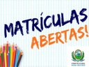 Matrículas Abertas Matrículas Abertas