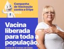 Vacina contra a gripe está liberada para toda a população acima de seis meses de idade 